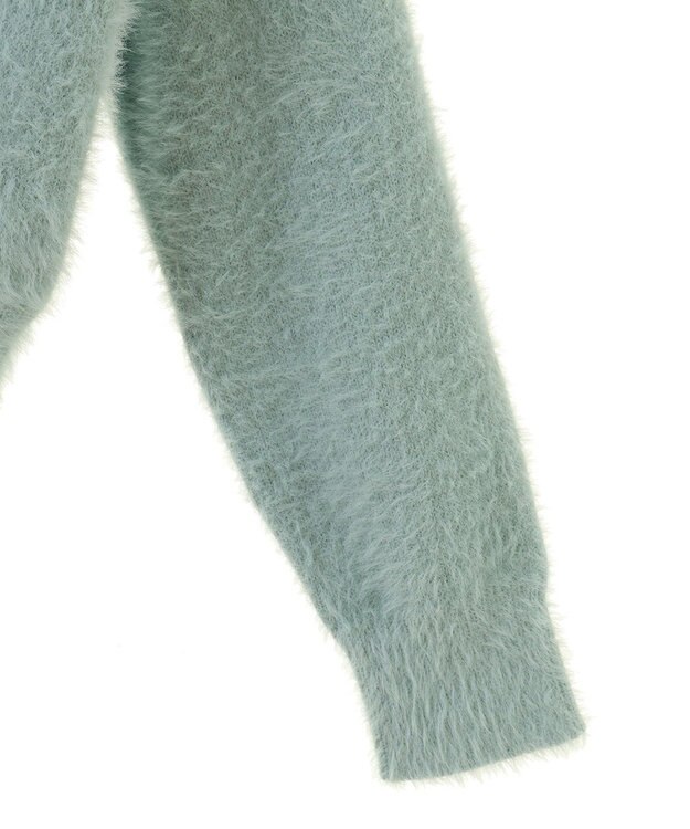 Green Parks シャギーロゴニットプルオーバー Mint