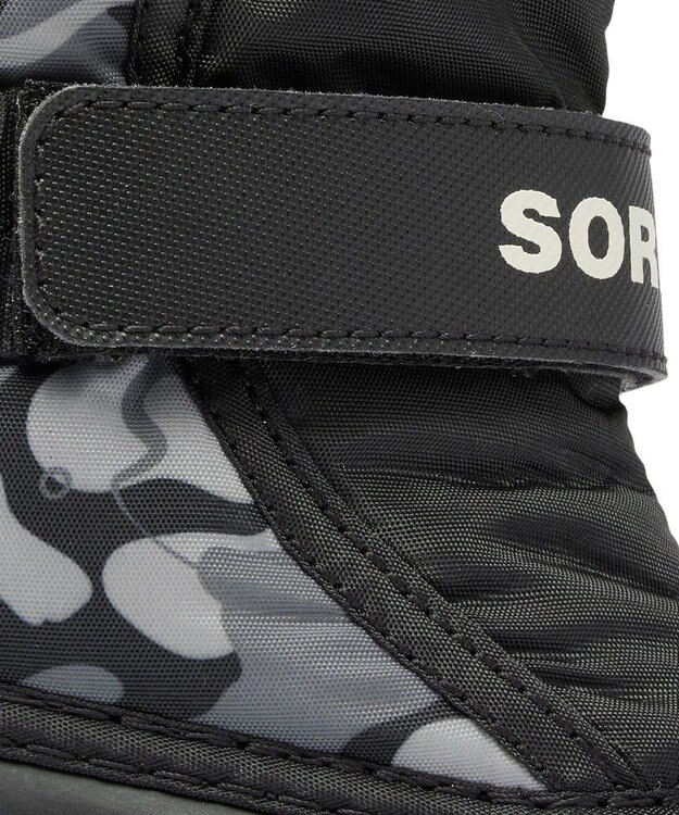 SOREL SOREL/ 【KIDS】ユースフルーリー ブーツプリント /ソレル Black、 Quarry