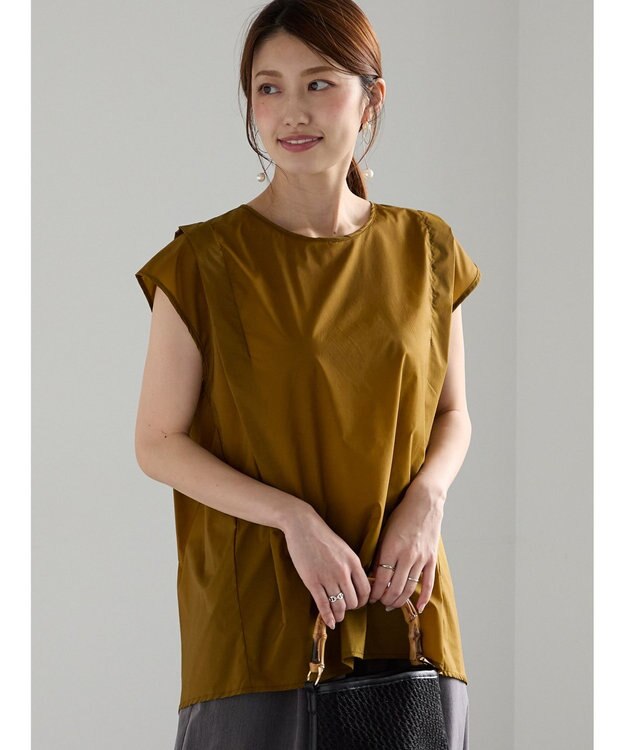 Te chichi シアーナイロンブラウス オリーブ