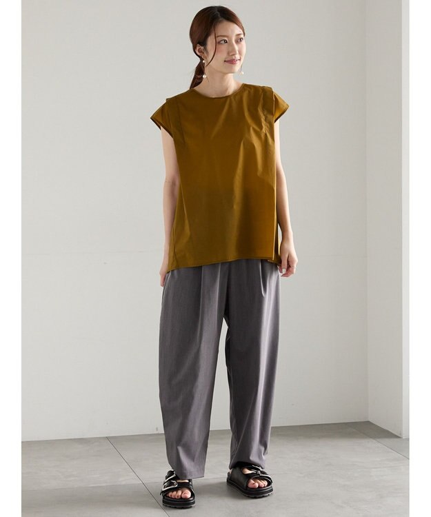 Te chichi シアーナイロンブラウス オリーブ