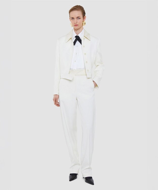 JOSEPH テイラードクレープ　トラウザーズ Wax