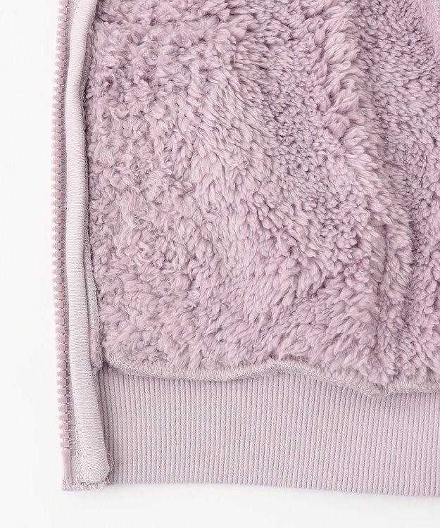 ANY KIDS 裏ボアボンディングブルゾン ラベンダー