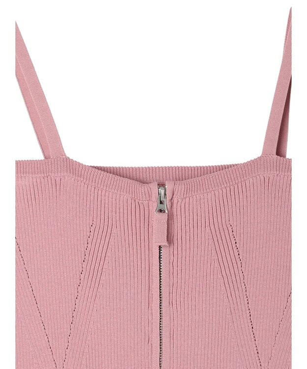 Green Parks ■ＥＳＣＡＲ　２ｗａｙ　ｗーｚｉｐ　ニットキャミ Pink
