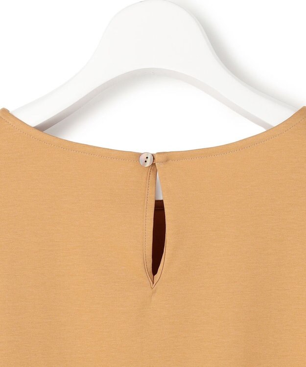 23区 【先行予約】カットワークエンブロイダリー デザインスリーブ トップス キャメル系