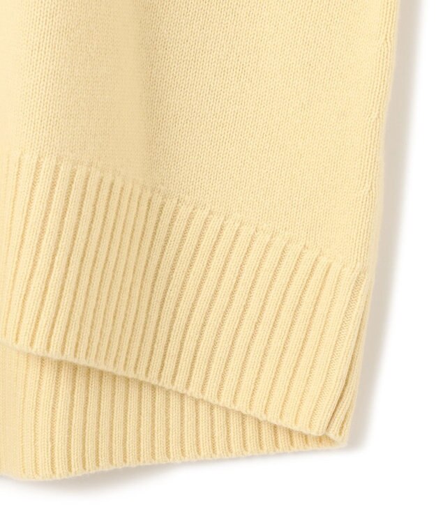 23区 S 【好評につき新色追加/CLASSY.1月号掲載】ウールカシミヤブレンド スタンドネック ニット イエロー系
