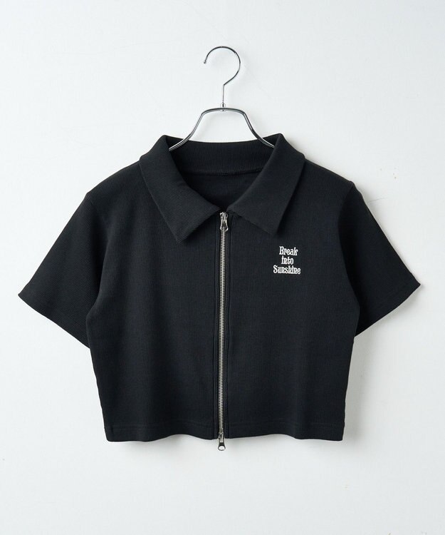 WEGO ダブルジップトップス ブラック