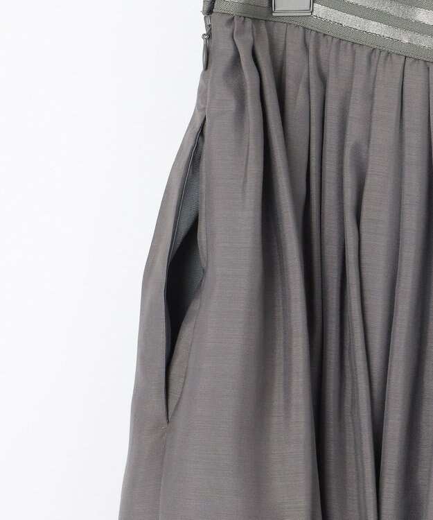 自由区 S シアー スカート セピア