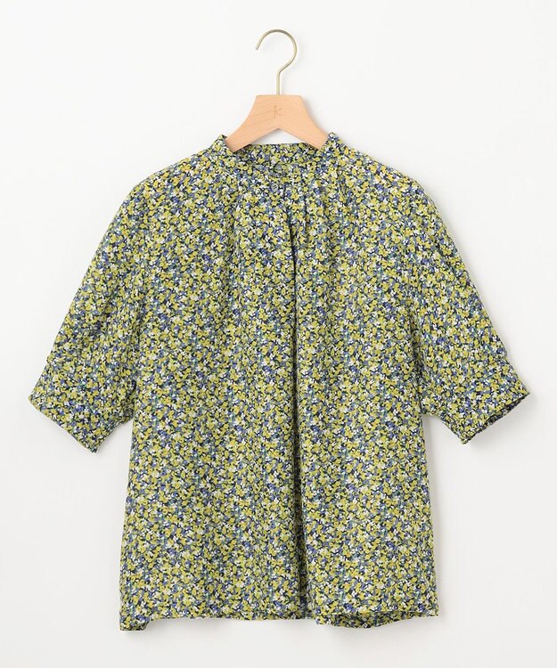 組曲 S ミニフラワープリント ブラウス イエロー系5