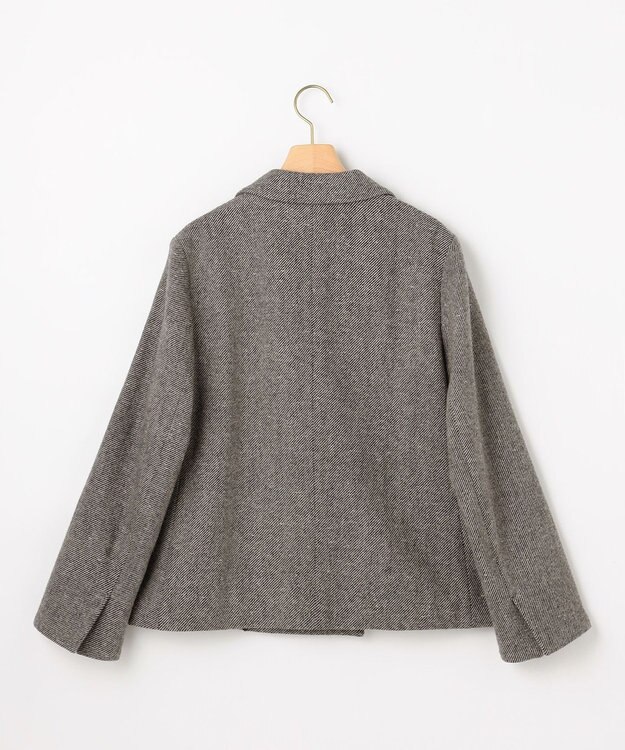 組曲 S シックツイード ジャケット ブラック系