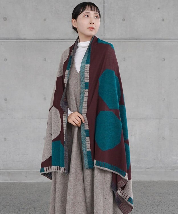 nitorito 【UNISEX】stone ストール brown