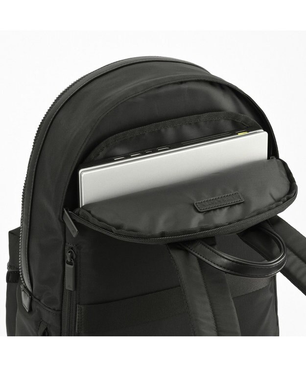 ACE BAGS & LUGGAGE ace. レノウ ビジネスリュック A4サイズ 13.3インチPC収納 2気室 ミニポーチ 20101 エース ジェットブラック