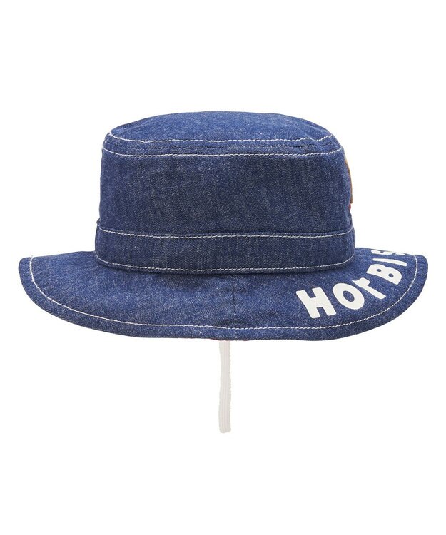 MIKI HOUSE HOT BISCUITS 【46-54cm】 ロゴデニムクロッシェ 紺