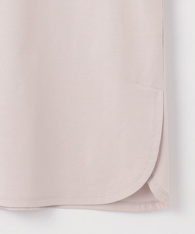 J.PRESS LADIES L 【吸水速乾】ベーシックジャージー カットソー ライトグレー系