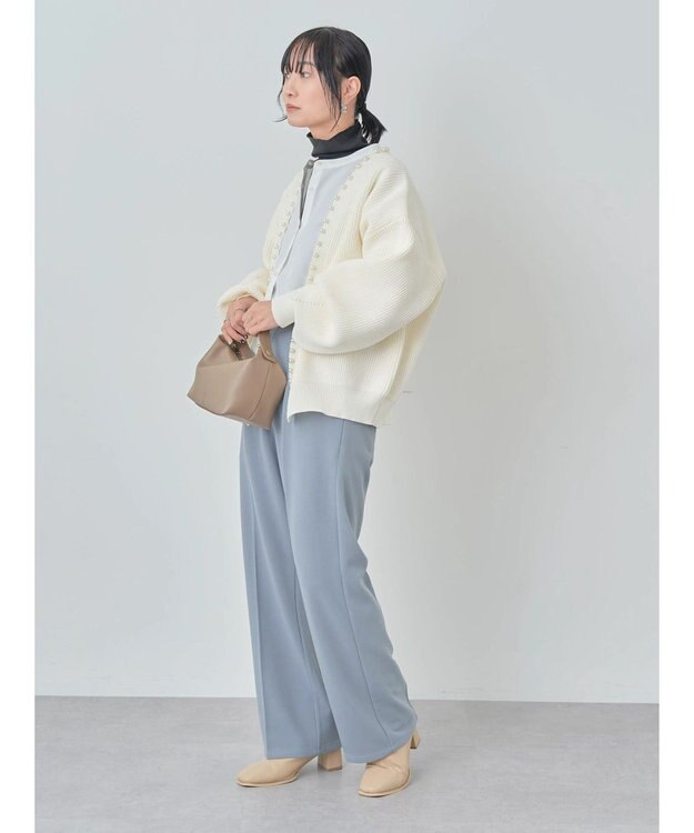 Green Parks ・Ｐｅｔｉｔ　Ｆｌｅｕｒ　タックテーパードパンツ Blue