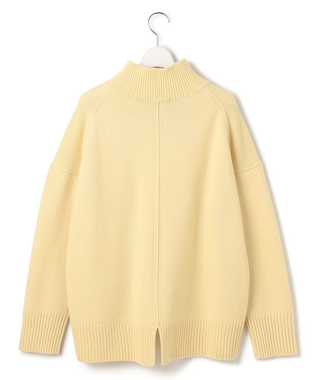 23区 【好評につき新色追加/CLASSY.1月号掲載】ウールカシミヤブレンド スタンドネック ニット イエロー系