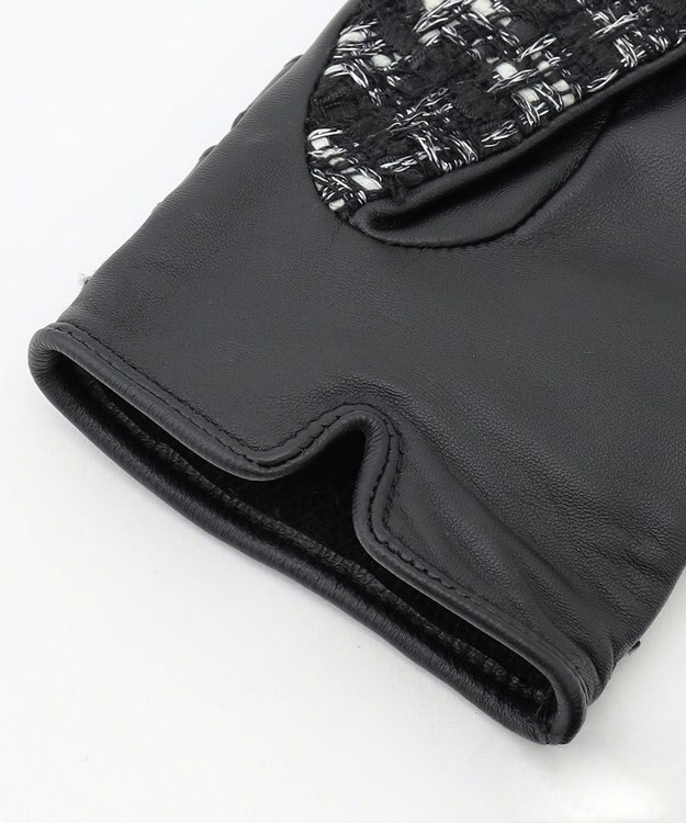 TOCCA 【数量限定・スマートフォンタッチ可能】TWEED GLOVES 手袋 ブラック系