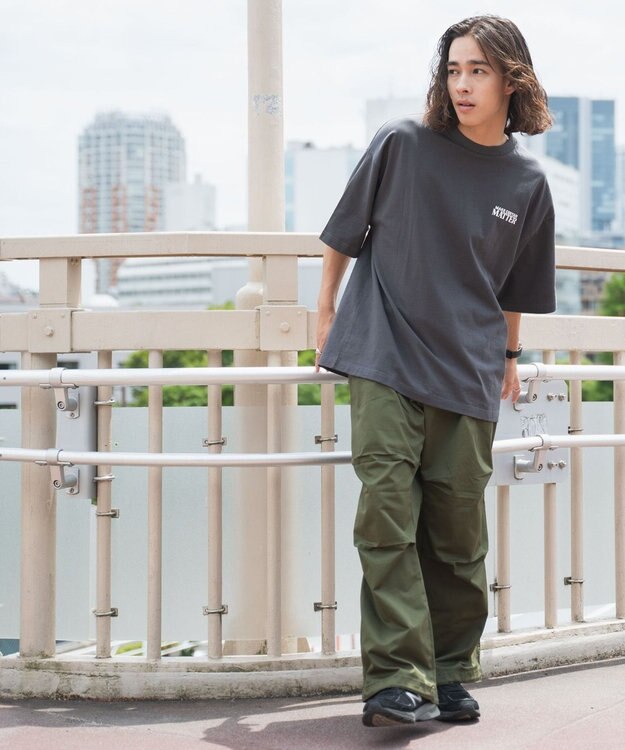 WEGO ワイドミリタリーパンツ カーキ