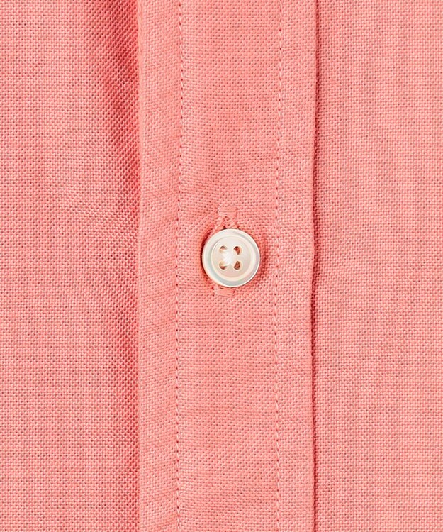 J.PRESS MEN バックブルバンドカラーシャツ ライトオレンジ系