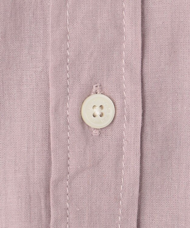 JOSEPH HOMME 【LEON 掲載】リネンストレッチブロード レギュラーカラーシャツ ローズ系