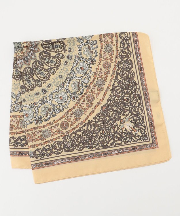 J.PRESS YORK STREET 【WOMEN】サークルタイル スカーフ イエロー系5