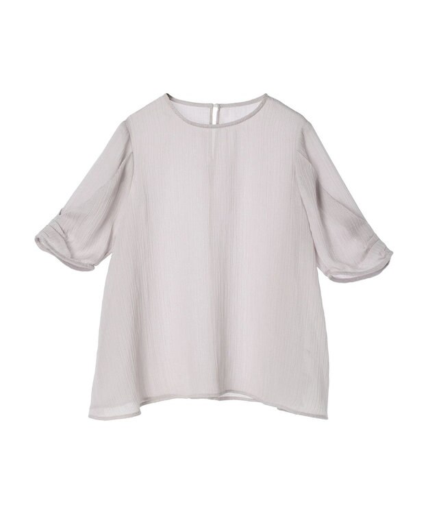 AMERICAN HOLIC 袖コンシャスブラウス Light Gray