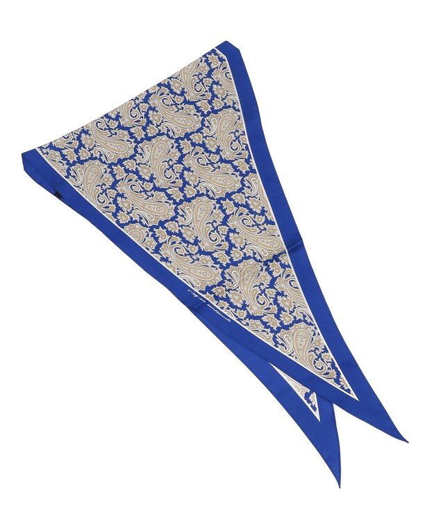 23区 【BAILA11月号掲載】Ratti ヴィンテージペイズリープリント スカーフ ブループリント