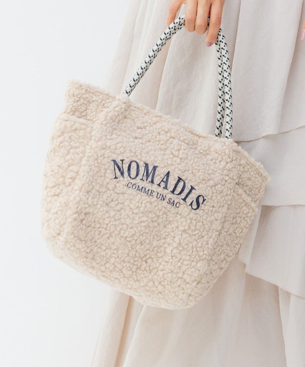 23区 NOMADIS SAC ボアミニ トート バッグ ベージュ系