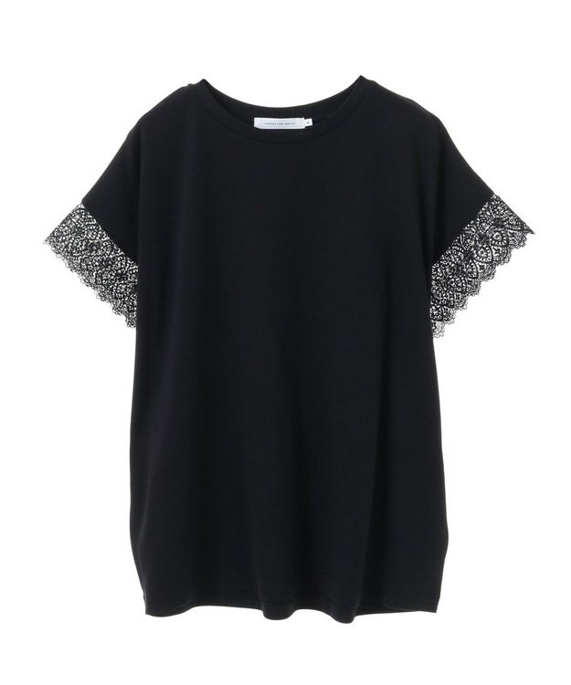 AMERICAN HOLIC レーススリーブカットプルオーバー Black