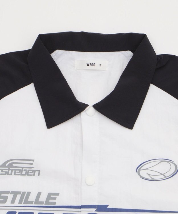 WEGO 【ユニセックス着用ITEM】ラグラングラフィックシャツ（SS） ブラックその他