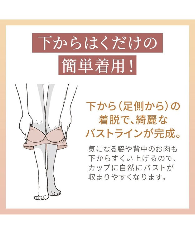 BRADELIS New York 【Yukine inc. 】ゆきねえ365綿混モアらくフルカップブラ23 パールグレージュ