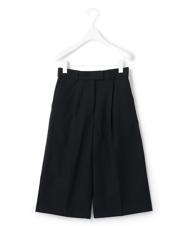 ICB 【洗える】 ウールマットウース ショートパンツ ブラック系