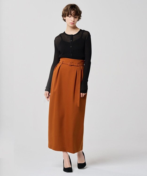 uncrave シアーニット カーディガン（uncrave WHITE） ブラック