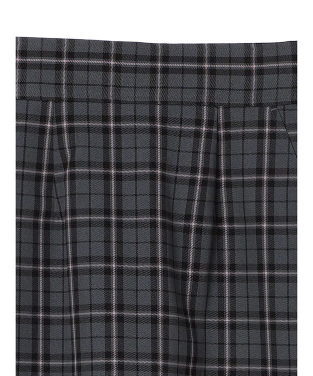 earth music&ecology チェックナロースカート Check Gray
