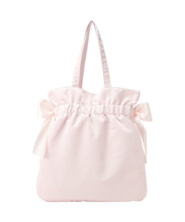 Maison de FLEUR 《セット商品》ダブルリボンギャザートート・ポーチ Light Pink