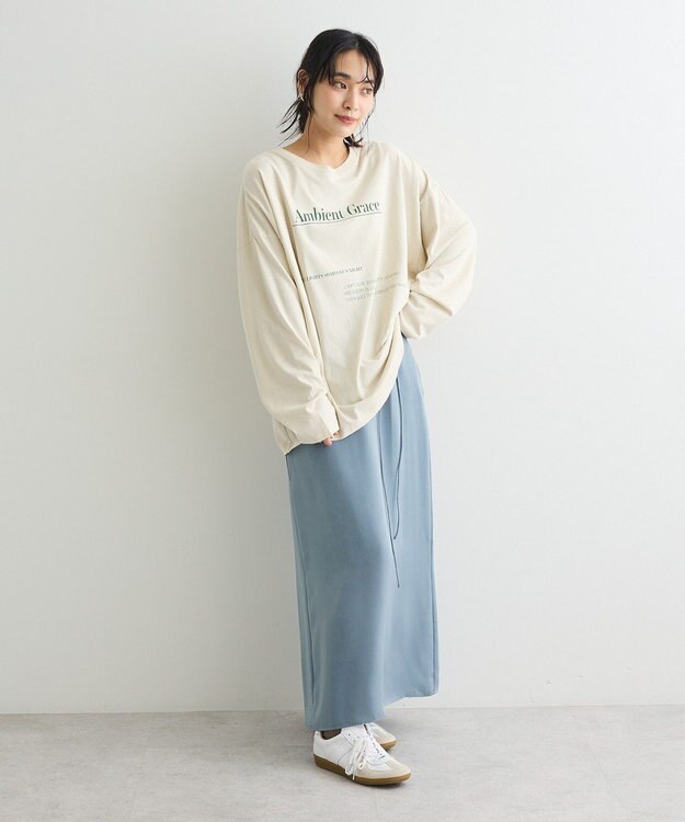 CRAFT STANDARD BOUTIQUE プリントロンＴｅｅ Light Beige