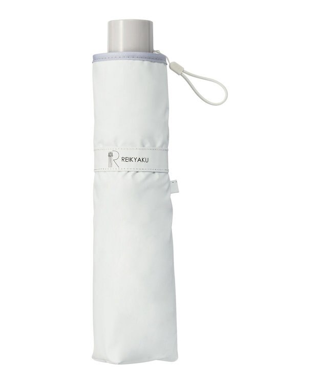 MOONBAT 【世界初の放射冷却素材】REIKYAKUパラソル ラディクール 折りたたみ傘 60㎝ 晴雨兼用 日傘 遮光100％ UV100％ 遮熱 ライトグレー