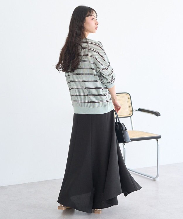 earth music&ecology 【セットアップ対応】キリカエフレアスカート Black