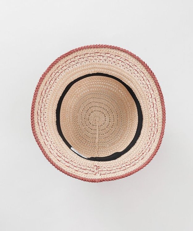 AURORA 【 LANVIN en Bleu （ランバン オン ブルー）】手編み風サーモダウンハット ライトベージュ