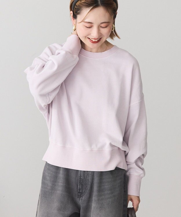 AMERICAN HOLIC ピグメント裏毛プルオーバー Lavender