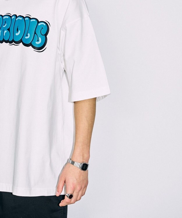 WEGO プランプロゴグラフィックBIGT（S） ホワイト