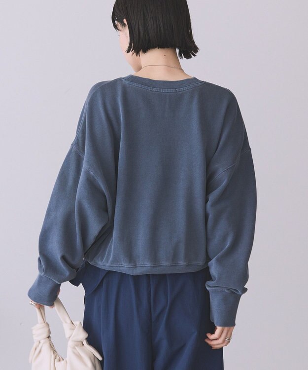 AMERICAN HOLIC ピグメント裏毛プルオーバー Dark Navy