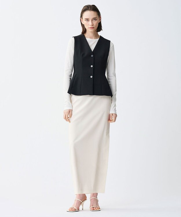 uncrave プルーフダブルクロス ジレ ブラック