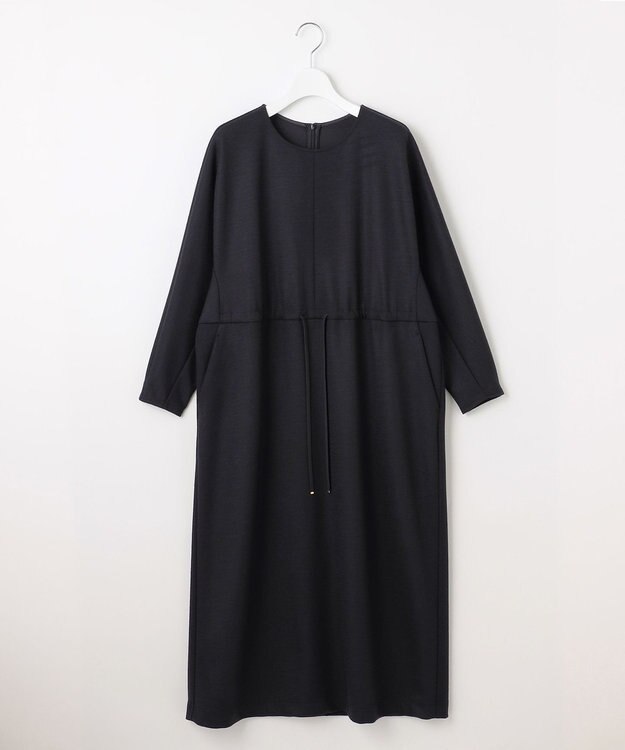 自由区 【カタログ掲載】TWダンボールジャージ ワンピース ネイビー