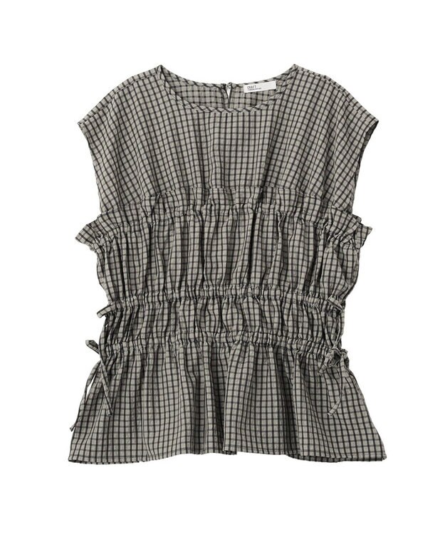 CRAFT STANDARD BOUTIQUE サッカーチェックブラウス Gray