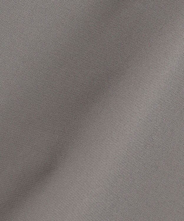 Feroux 【洗える】ショルダーフリル オールインワン グレー系