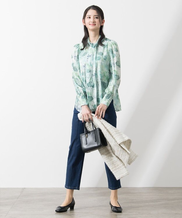 ONWARD Reuse Park 【組曲】ブラウス春夏 グリーン