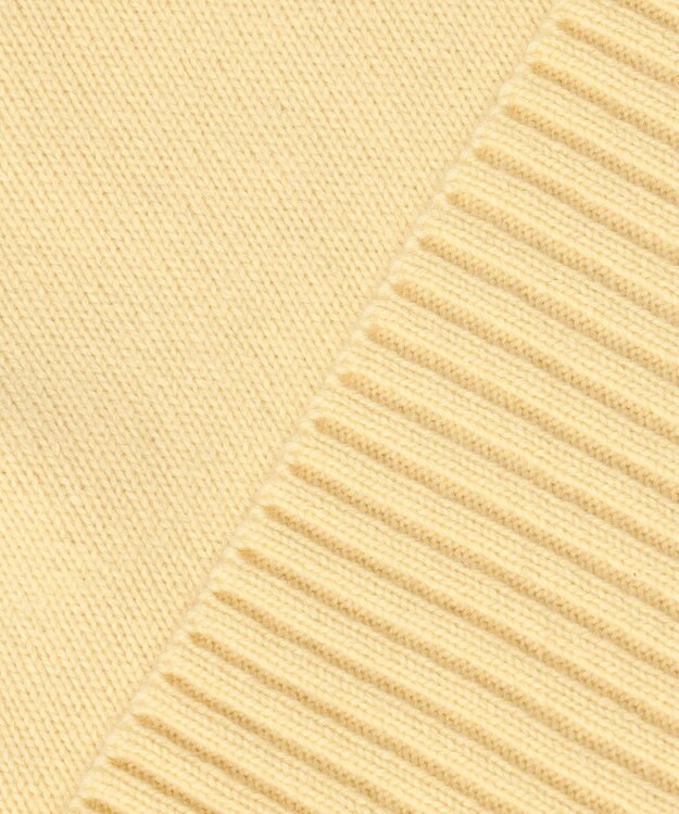 23区 L 【好評につき新色追加/CLASSY.1月号掲載】ウールカシミヤブレンド スタンドネック ニット イエロー系