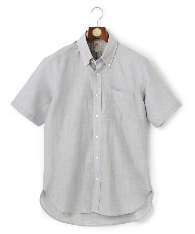 J.PRESS MEN REDA ACTIVE サマードレスシャツ / B.D. ネイビー系