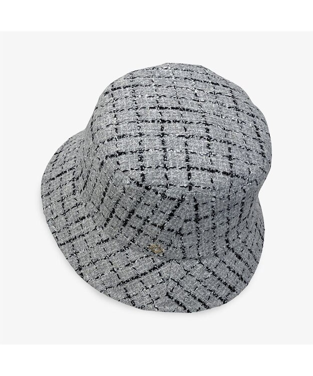 林八百吉商店 un chapeau  ツイードダウンハット グレー