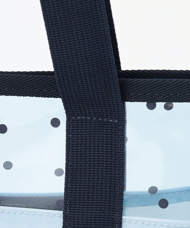 組曲 KIDS 【Fサイズ】シアードット ビニールバッグ サックスブルー系3